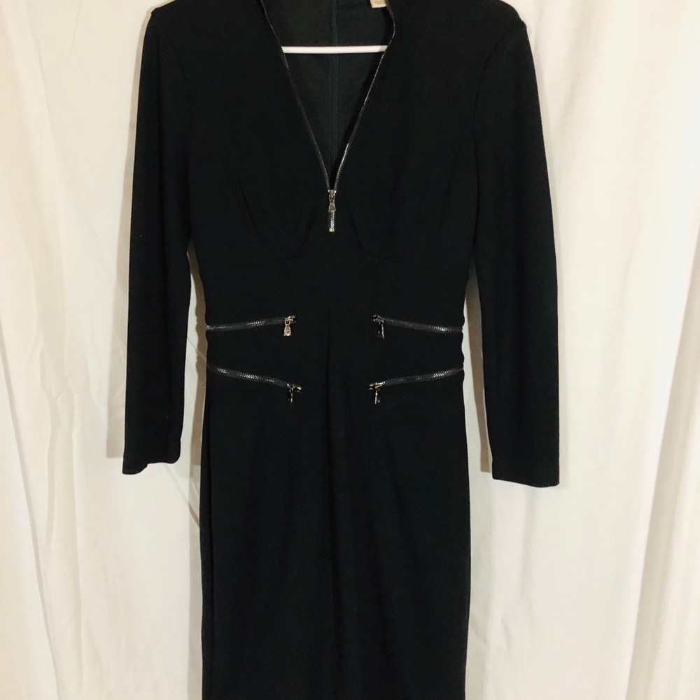 Sexy form fitting black dress